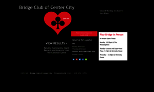 Bridgeclubofcentercity.com thumbnail