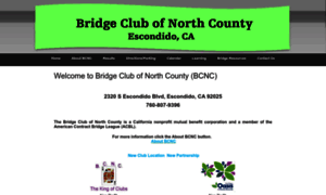 Bridgeclubofnorthcounty.org thumbnail