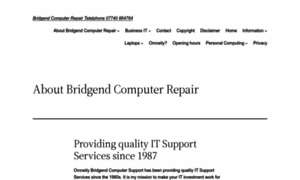 Bridgendcomputerrepair.com thumbnail