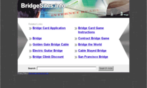 Bridgesites.info thumbnail