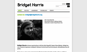 Bridgetharris.org thumbnail