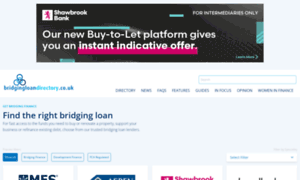 Bridgingloandirectory.co.uk thumbnail