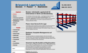 Briesenick-lagertechnik.de thumbnail