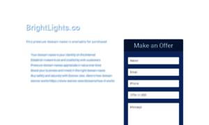 Brightlights.co thumbnail