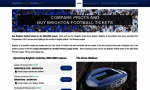 Brightonfootballtickets.com thumbnail