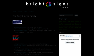 Brightsigns.com thumbnail
