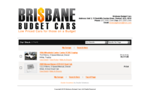 Brisbanebudgetcars.com.au thumbnail