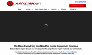 Brisbanedentalimplantgroup.com.au thumbnail