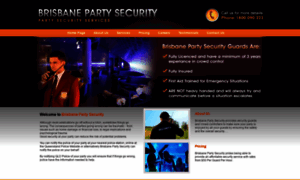 Brisbanepartysecurity.com.au thumbnail