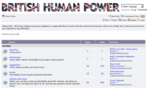 British-human-power.com thumbnail