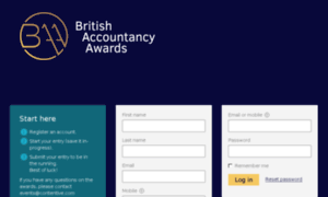 Britishaccountancy.awardsplatform.com thumbnail