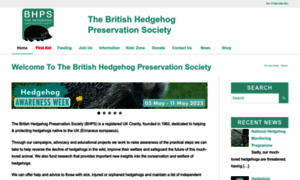 Britishhedgehogs.org.uk thumbnail
