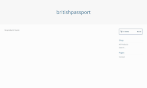 Britishpassport.bigcartel.com thumbnail