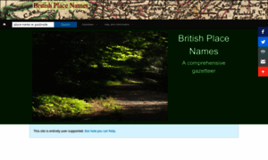 Britishplacenames.uk thumbnail