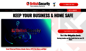 Britishsecuritytechnologies.com thumbnail