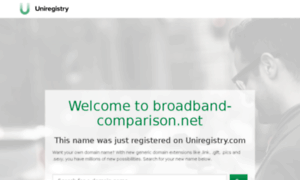 Broadband-comparison.net thumbnail