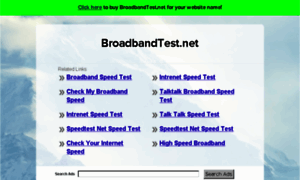 Broadbandtest.net thumbnail
