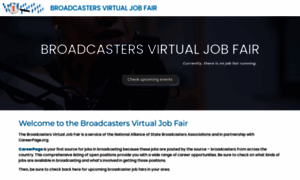 Broadcastersvirtualjobfair.com thumbnail