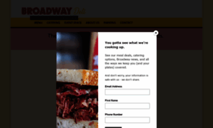 Broadway-deli.com thumbnail