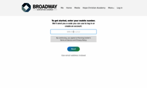 Broadwaycc.churchcenter.com thumbnail