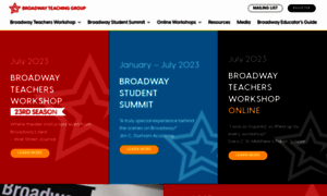 Broadwayteachinggroup.com thumbnail