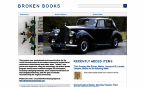 Brokenbooks.omeka.net thumbnail