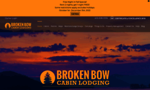 Brokenbowcabinlodging.com thumbnail