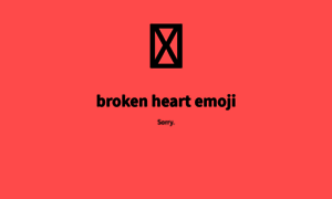 Brokenheartemoji.com thumbnail