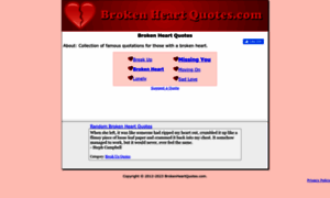 Brokenheartquotes.com thumbnail