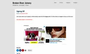 Brokenriverjoinery.wordpress.com thumbnail