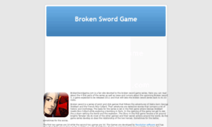 Brokenswordgame.com thumbnail