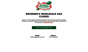 Bronnerswholesalechristmas.com thumbnail