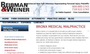 Bronxmedicalmalpracticelawyersfirm.com thumbnail