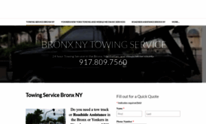 Bronxquicktowing.com thumbnail