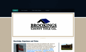 Brookingscountytitle.com thumbnail