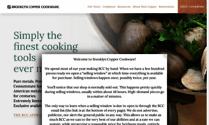 Brooklyncoppercookware.com thumbnail