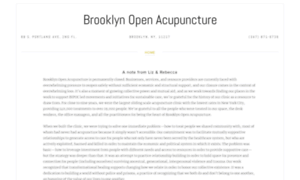 Brooklynopenacupuncture.com thumbnail