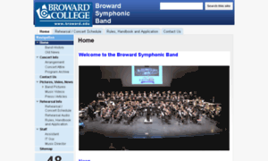 Browardsymphonicband.com thumbnail