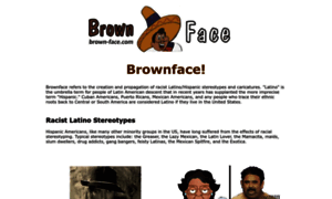 Brown-face.com thumbnail