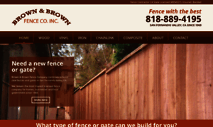 Brownandbrownfence.com thumbnail