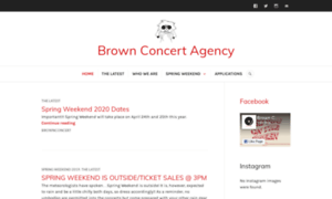 Brownconcertagency.wordpress.com thumbnail