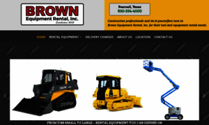 Brownequipmentrental.com thumbnail