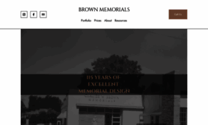 Brownmemorials.com thumbnail