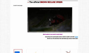 Brownreclusespider.org thumbnail