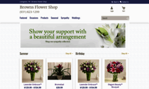 Brownsflowershoptn.com thumbnail