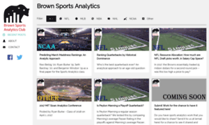 Brownsportsanalytics.com thumbnail