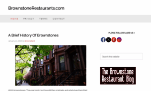 Brownstonerestaurants.com thumbnail