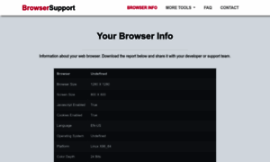 Browsersupport.net thumbnail