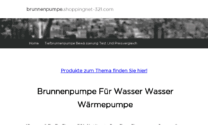 Brunnenpumpe-shoppingnet-321.info thumbnail