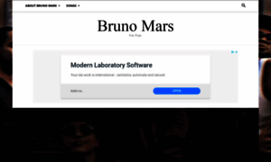 Bruno-mars.com thumbnail